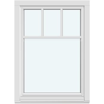 Inåtgående fönster (En båge)