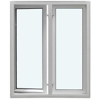 Vertikalt Vridfönster (Två bågar, utåtgående)