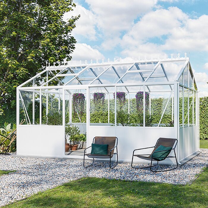 Bloomcabin Prestige Premium Greenhouse glazing options United Kingdom