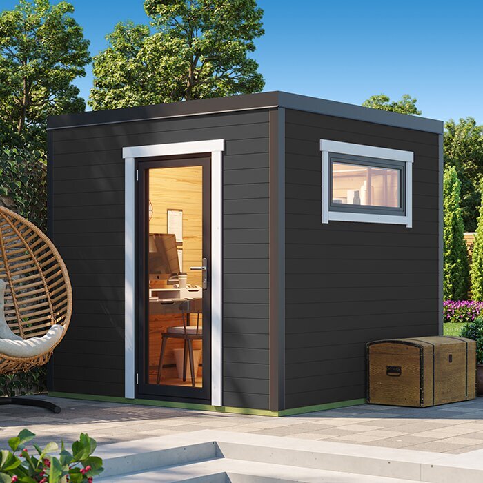 Veltor – Compact Wooden Garden House with Timeless Scandinavian Design