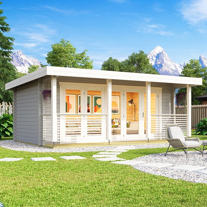 Orello – Modern Wooden Garden House with Panoramic Folding Doors