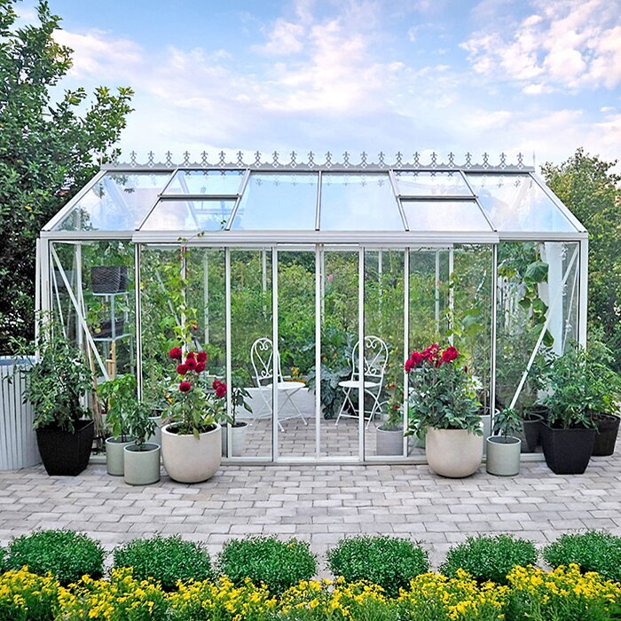 Greenhouses made of aluminum