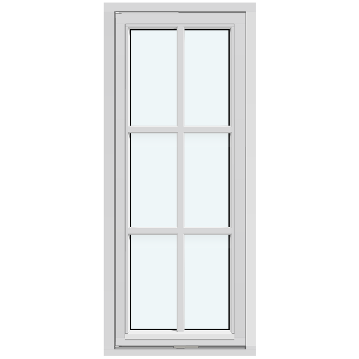 Single-Sash Outward-Opening Vertical Pivot Window