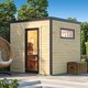 Veltor – Compact Wooden Garden House with Timeless Scandinavian Design