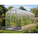 MG HOBBY 2.1 x 8 m Polycarbonate Greenhouse, 4 mm