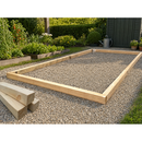 Wood Greenhouse Foundation, 2 × 6 m