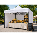 White Folding Gazebo, 2.91 x 2.91 m – FGOT.FT-3x3-PT-White