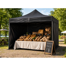 Black Folding Canopy, 2.91 x 2.91 m – FGOT.FT-3x3-PT-Black