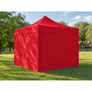 Red Replacement Canopy Cover Set with Four Side Walls – FF.2x2.Set.Red