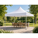 AL-ALU37 3 x 3 m Folding Market Canopy, White