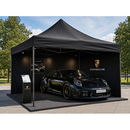 3 x 3 m ST-HEX45 Black Folding Canopy