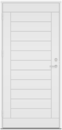 Profiled panel with horizontal and vertical lines