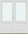 2 door leaves with panels