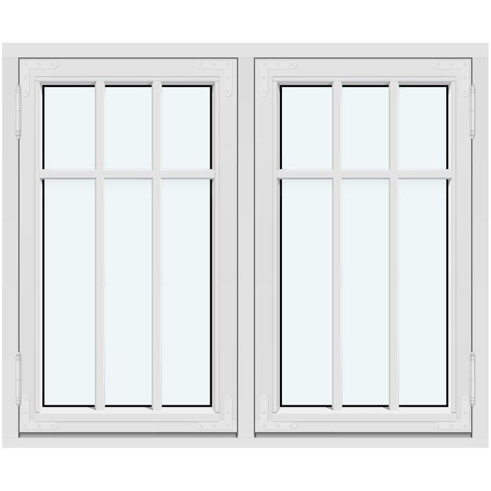 Historic-Style Two-Sash Outward-Opening Casement Window