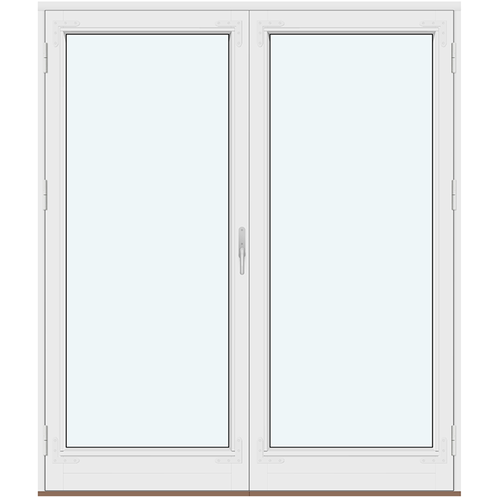 Historic-Style Two-Panel Outswing Patio Doors