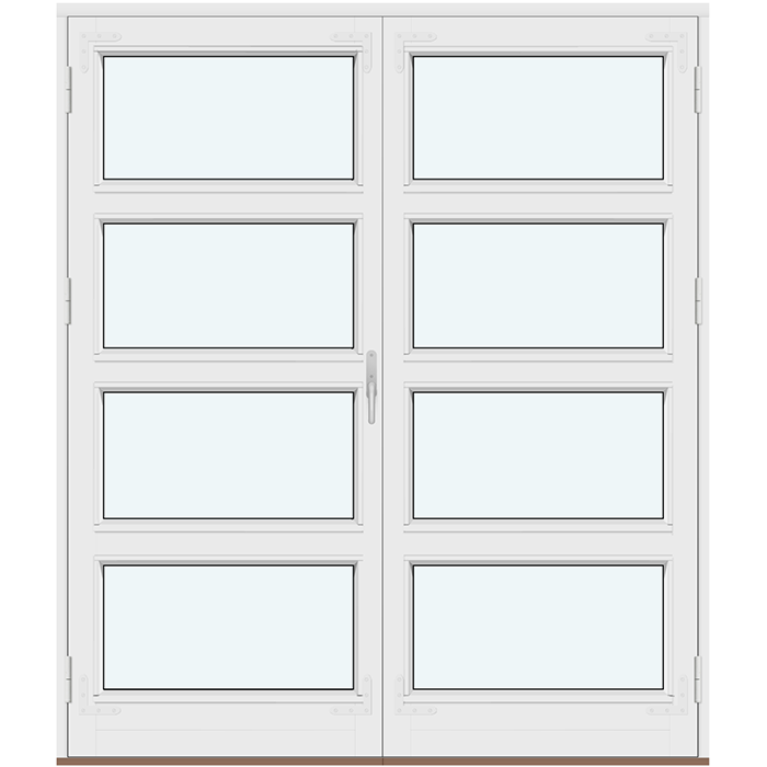 Historic-Style Two-Panel Outswing Patio Doors
