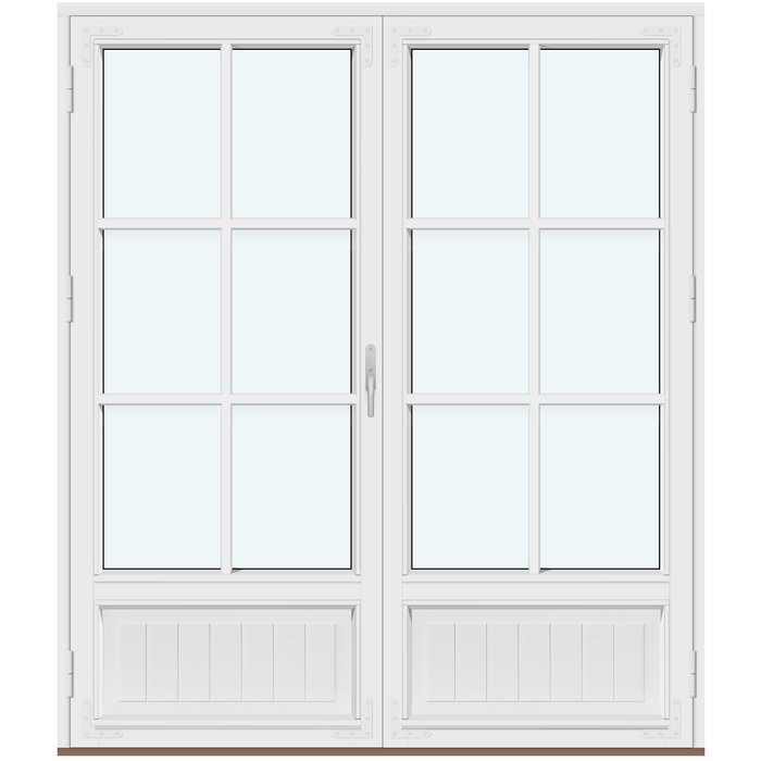 Historic-Style Two-Panel Outswing Patio Doors