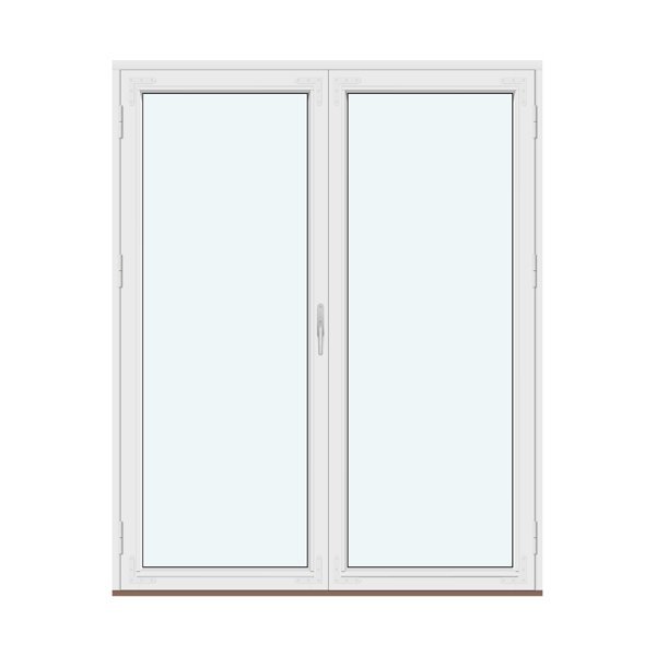 Historic-Style Two-Panel Outswing Patio Doors