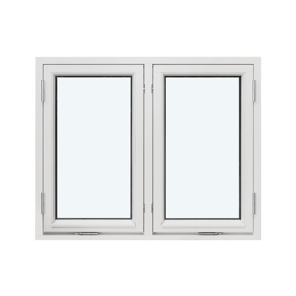 Two-Sash Outward-Opening Casement Window