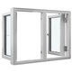 Two-Sash Outward-Opening Casement Window