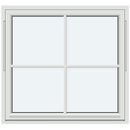 1 sash: 1 horizontal decorative bar and 1 vertical decorative bar