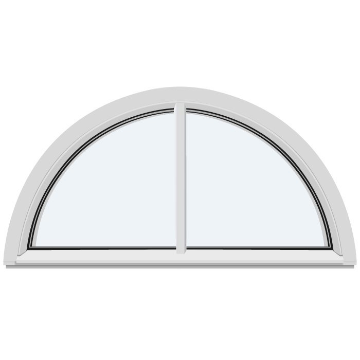 Half-Round Fixed Window