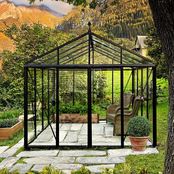 Greenhouses made of aluminum