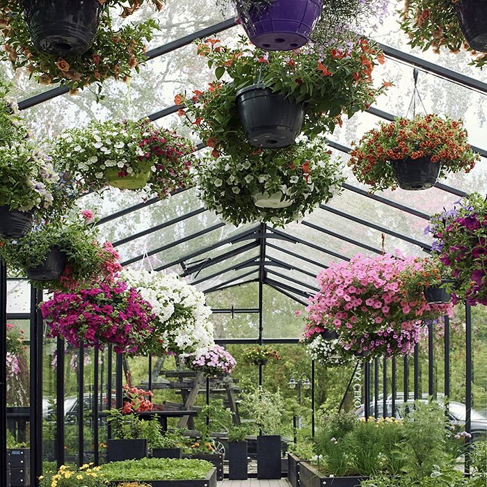 Greenhouses made of aluminum