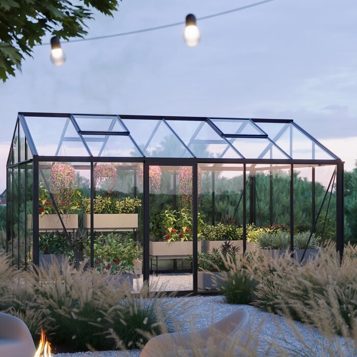 Greenhouses made of aluminum