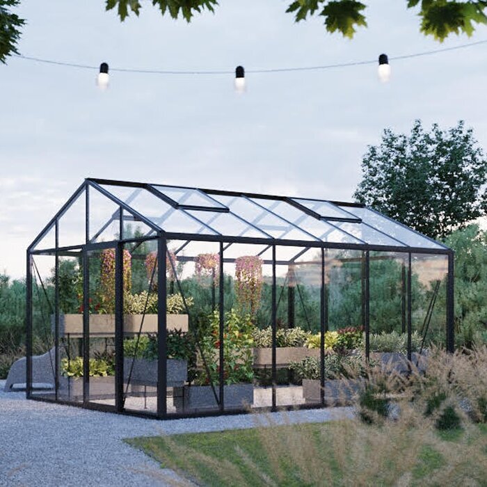 Greenhouses made of aluminum
