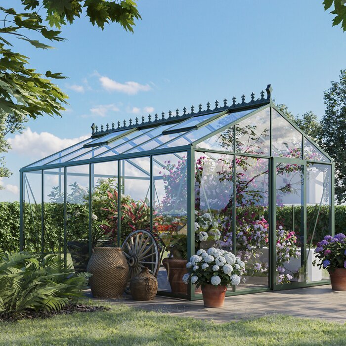 Greenhouses made of aluminum