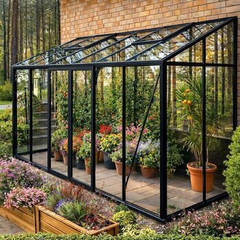 Aluminum - Lean-To Greenhouse