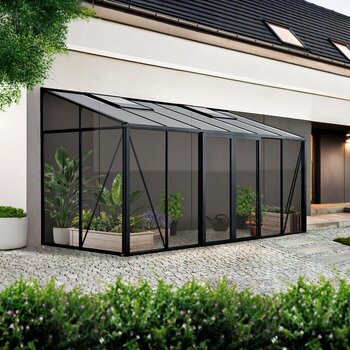 Aluminum - Lean-To Greenhouse