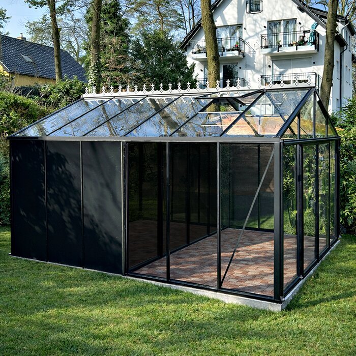 Aluminum Greenhouses with Storage Space