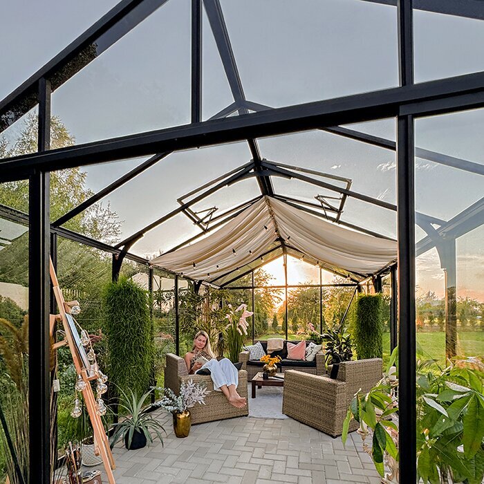 Greenhouses made of aluminum limited edition