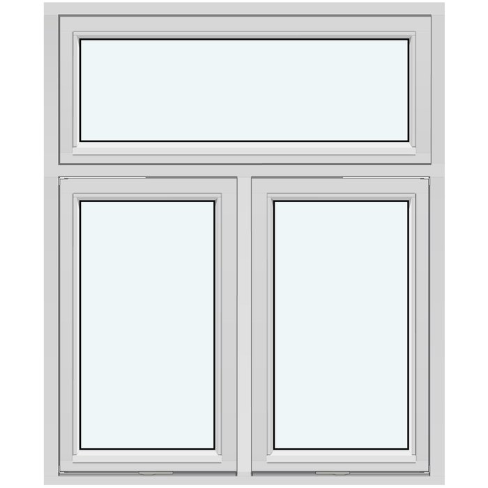 Two-Sash Outward-Opening Vertical Pivot Window