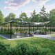 Large backyard greenhouse