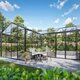 Large backyard greenhouse