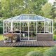 Elegant Pyramid Greenhouse for Wall Base