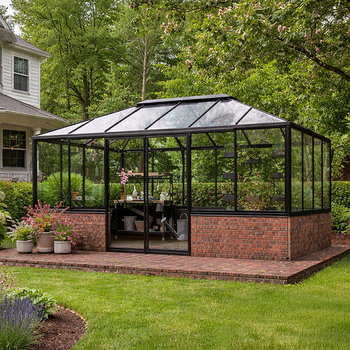 Pyramid Greenhouse for Wall Bases