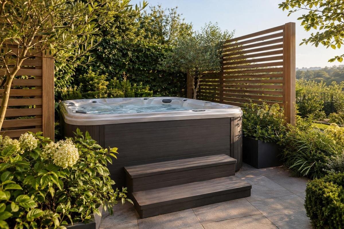 Hot Tub Privacy Ideas for Overlooked Gardens
